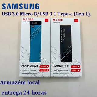 Samsung Portátil SSD Disco Rígido Externo 128TB USB 3.1 3.0 Hd Externo Móvel Estado Sólido De Alta Velocidade