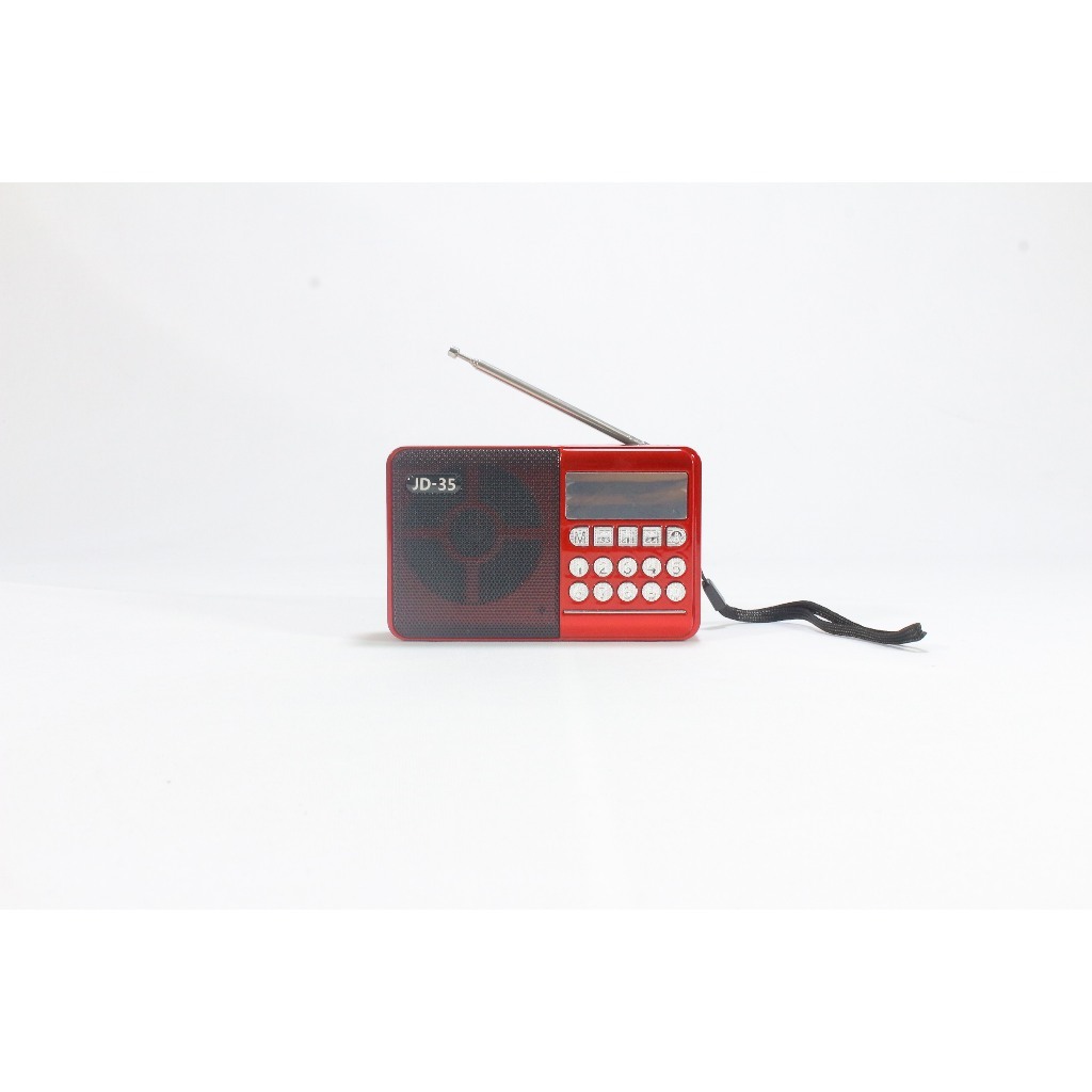 Mini Rádio Fm Portátil Bluetooth com Display digital Entrada Usb