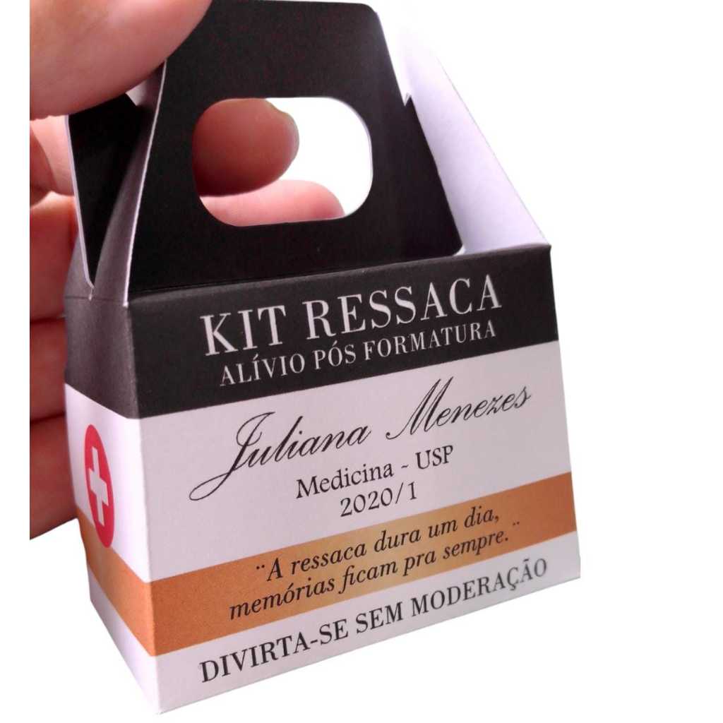 Kit Ressaca Formatura-Resenhas festas Lembrancinhas para Personalizar ...