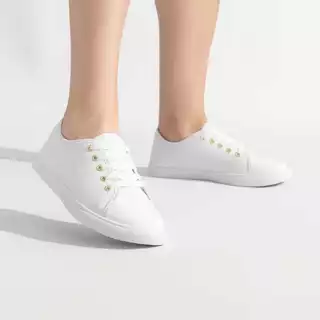 Tênis Sapatênis Sapatilha Feminino Branco Sapatenis Casual Confortável Envio Imediato
