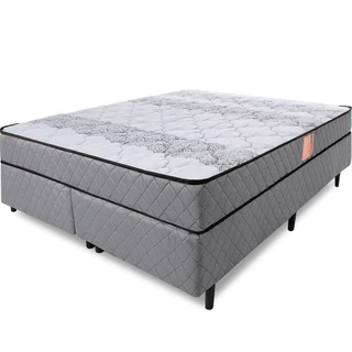 Cama Box Colchão King Ortopédico Firme Espuma D33 Antialérgico Certificado BF Colchões