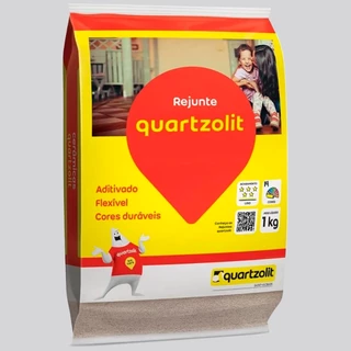 Kit com 15kg Rejunte Porcelanatos Cinza Platina Quartzolit em Oferta na Shopee