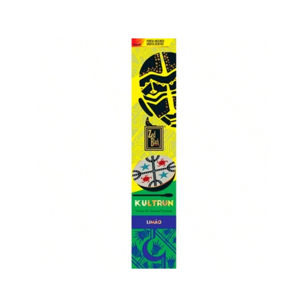 Incenso Indiano Kultrún Zed Black - Varios Aromas - Escolha O Seu