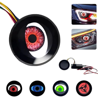 KIT2 4 6 8 Display Led 12V WIFI Olhos de Deus Eyes Devil Lens Luz Farol Carro Moto Decorativo unifytech em Oferta na Shopee