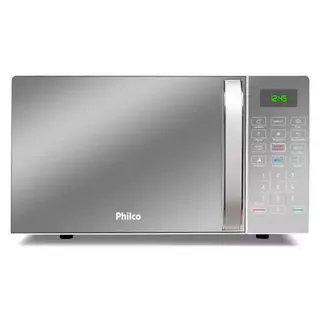 Micro-ondas Philco Pmo28s 25 Litros Espelhado/Prata 110V - 6 Receitas Pré-programadas