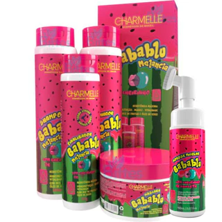 Kit Babablu Melancia C/ Mousse Micelar Charmelle Cosméticos