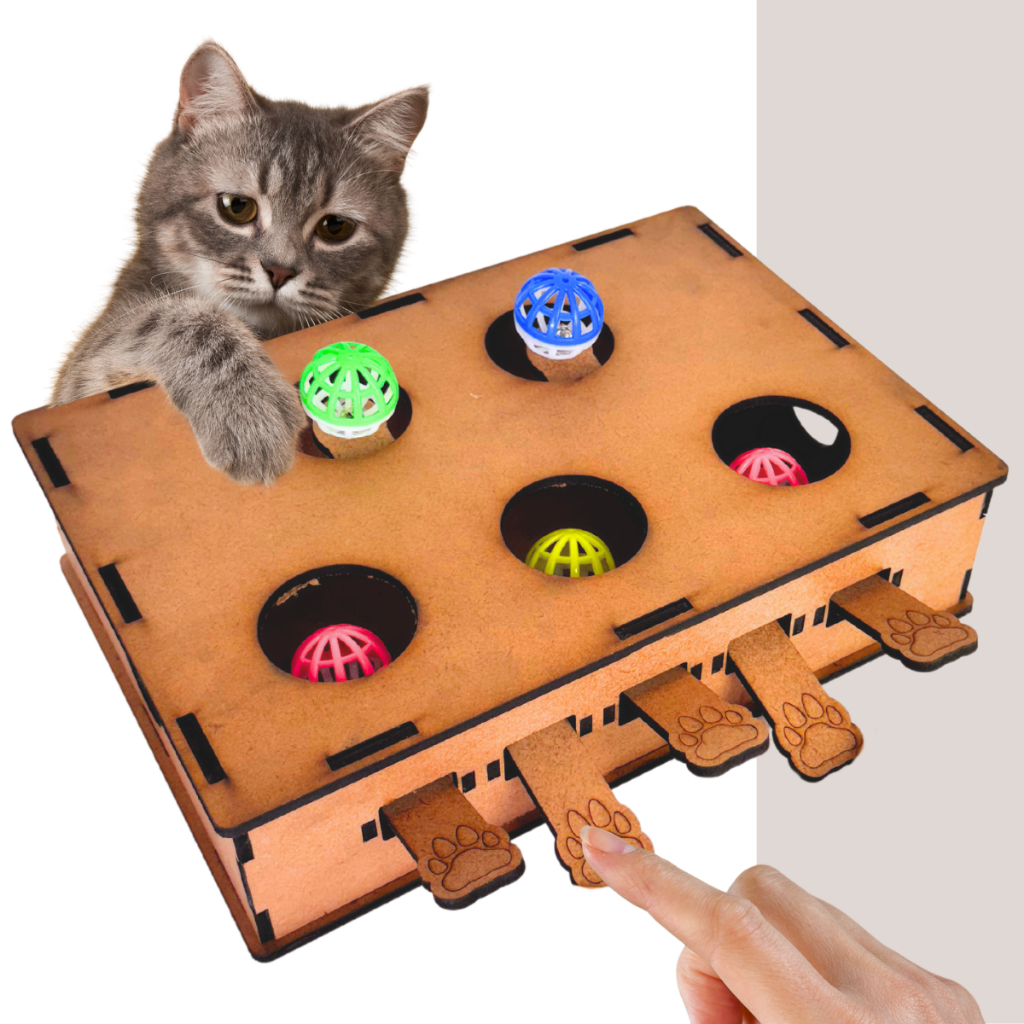 Interactive MDF Piano Cat Toy - Premium Fun | Caprioli - Details