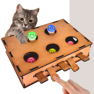 Brinquedo Interativo para Gatos Piano em mdf Pet Interativo e diversão com 5 Itens - envio rapido