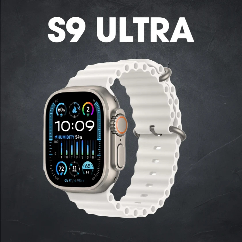 Smartwatch S9 Ultra 2024 Novo Inteligente watch S9 Bússola 1.44 Tela 45mm