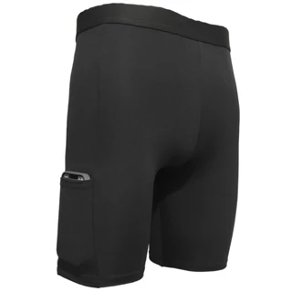 Bermuda Térmica Masculina com Bolso Short Segunda Pele Corrida Ciclismo Bicicleta Proteção UV Esportes