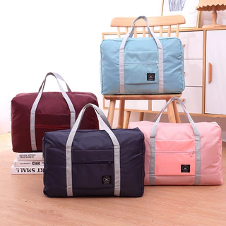 Bolsa Dobrável De Viagem Travel Bag Prende Na Mala em Oferta na Shopee