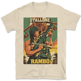 Camiseta Vintage Unissex Rambo Sylvester Stallone C763