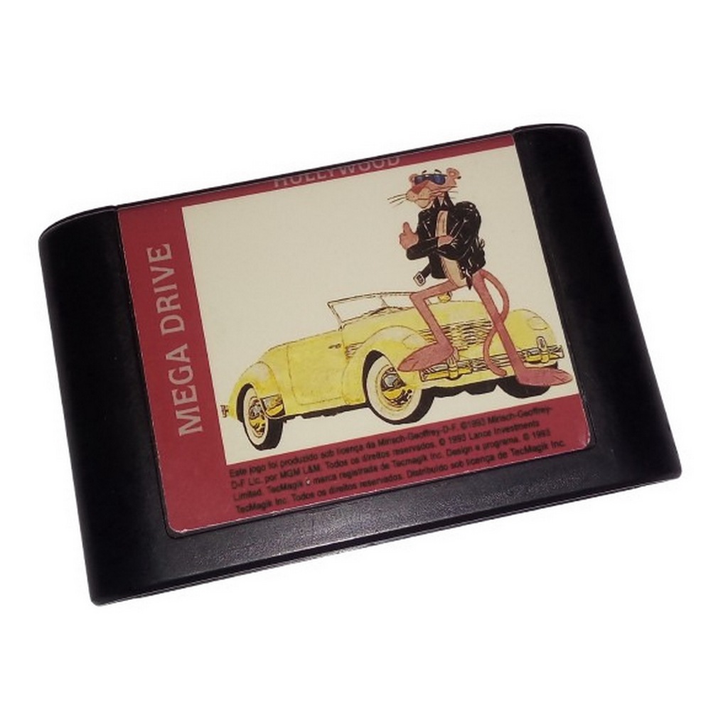 Mega Drive Jogo Pink Goes To Hollywood Original | Shopee Brasil