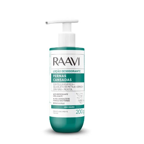 Imagem do produto Raavi Loção creme de massagem relaxante 200g arnica e canfora