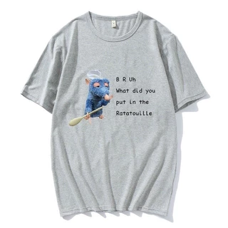 Camisetas Estampadas Engraçadas Ratatouille Camisas Básicas Unissex - Envio Imediato - Mikko Shopp