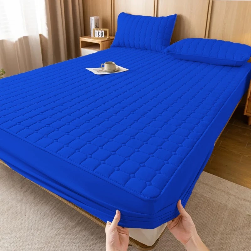 Protetor de Colchão Impermeável Matelado Varias Cores Para Cama Box Solteiro, Casal, Queen, King, Mini Berço E Berço - Imagem 3