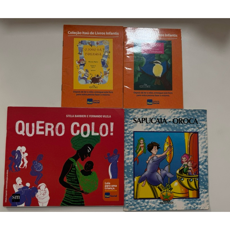 Kit 4 livros infantil vários Autores. | Shopee Brasil