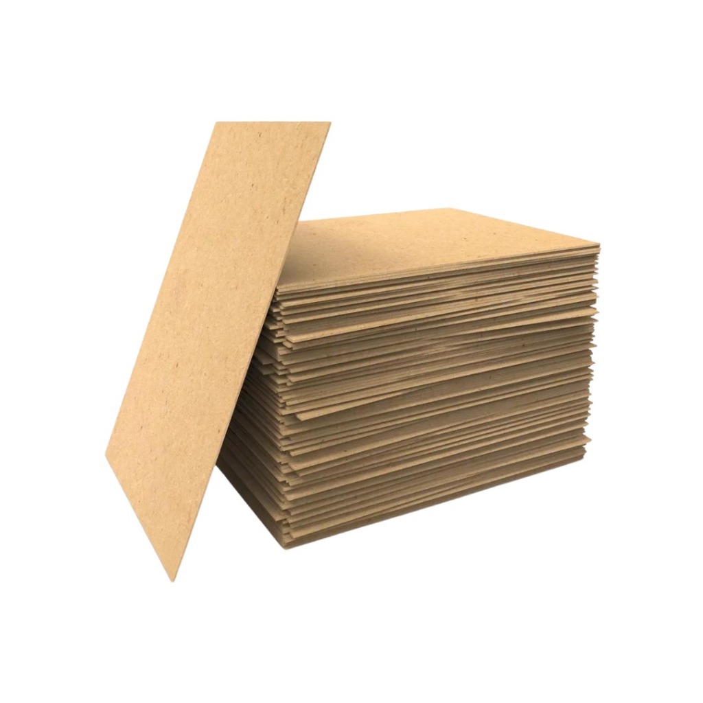 Kit 50 Und Chapa Mdf Artesanato Quadros A4 29x21 Mdf Crú Qualidade 3mm