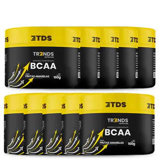 Combo Suplementos Recuperação Muscular 10x Bcaa 100g Em Pó