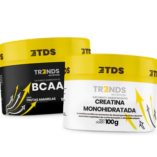 Kit Treino Atividade Física Bcaa 100g + Creatina 100g