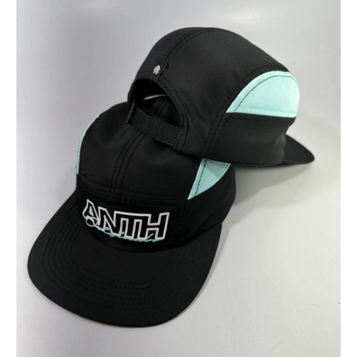 BONÉ FIVE PANEL RECORTE CLASSIC PRETO/VERDE AGUA