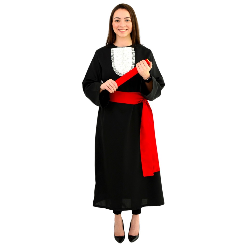 Beca De Formatura Tradicional (Sem Capelo) - Beca +Jabô + Faixa ...