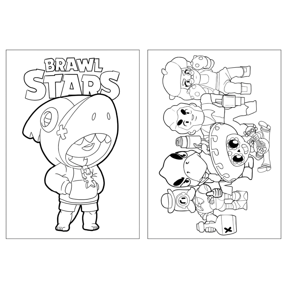 brawl stars desenho para colorir