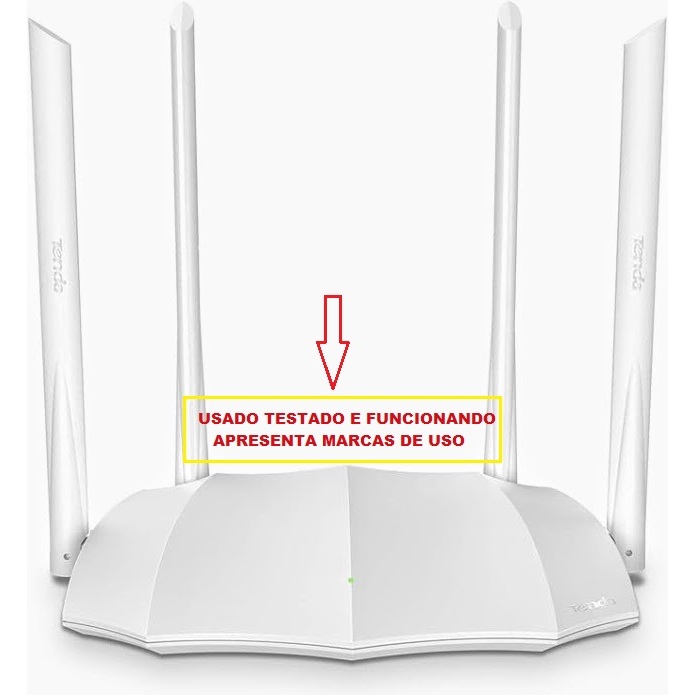 Roteador Wireless 1200Mbps Dual Band AC5V3 Branco TENDA