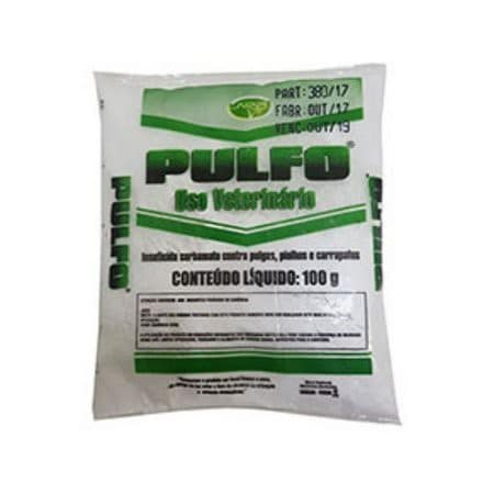 Pulfo Pó Antipulgas Piolhos Carrapatos 100gr