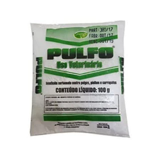 Pulfo Pó Antipulgas Piolhos Carrapatos 100gr