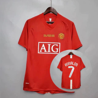 Camisa Retrô Time Futebol C7 Vermelha United Dry Fit - Envio Imediato