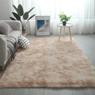 Tapete Sala Quarto Peludo 1,40x2,00 Mt Antiderrapante Ins Mesclado Shaggy