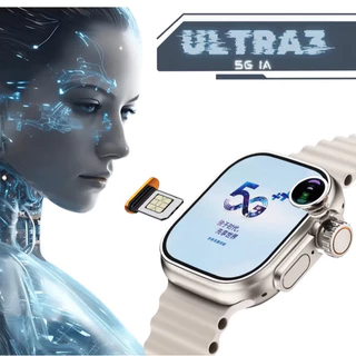 Novo Smartwatch Relogio Celular Chip 5G ultra 3 AI NFC 2RAM serie 10 relógio inteligente de 49mm Original Microwear