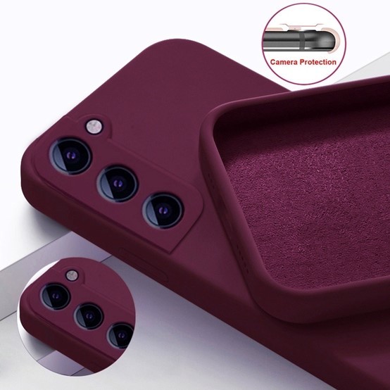 Capinha de celular s20fe/S21Fe/S23FE/S23 Samsung Silicone veludo Proteção Da Câmera