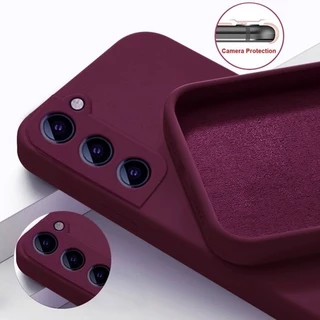 Capinha de celular s20fe/S21Fe/S23FE/S23 Samsung Silicone veludo Proteção Da Câmera