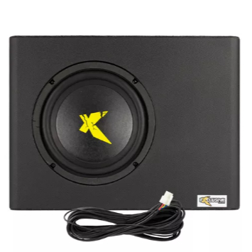Caixa Slim Amplificada Sub 8 Pol 200w Rms P/ Embaixo Banco Cor Preto ...