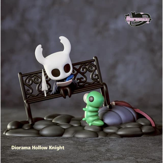 Miniatura 3D Hollow Knight | Knight, Grub & Bug 125mm | Knight 100mm | Impressão 3D em Resina
