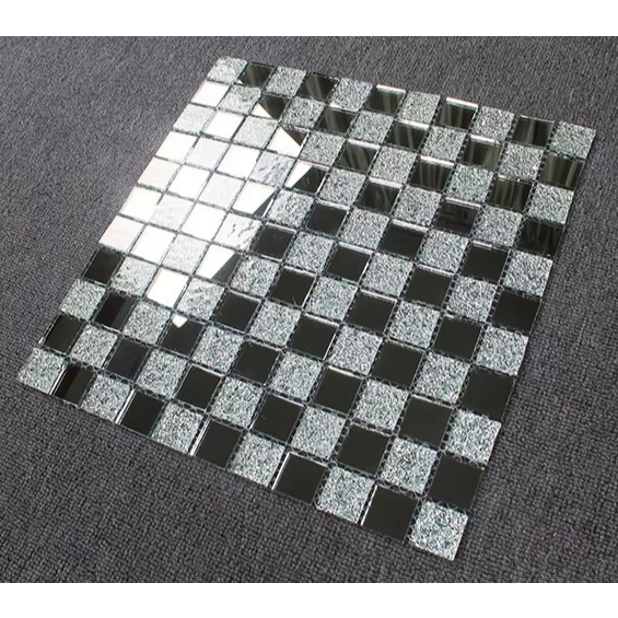 Placa Pastilha Autoadesiva Espelhada Decoração Parede 30x30cm | Shopee ...