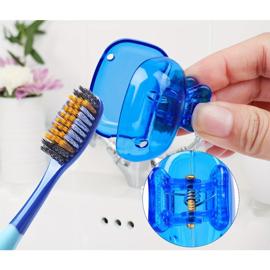 Capinha Protetora De Escova De Dente Prática Cerdas Higiene