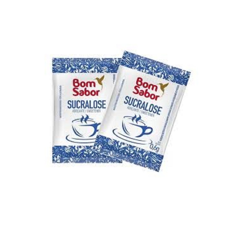 ADOÇANTE SUCRALOSE BOM SABOR SACHÊ 0,6G caixa com 1000 UNIDADES ...