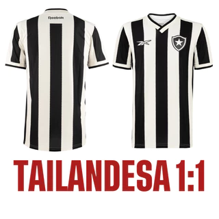 Camisa do Botafogo Listrada 2024/2025 Uniforme Titular
