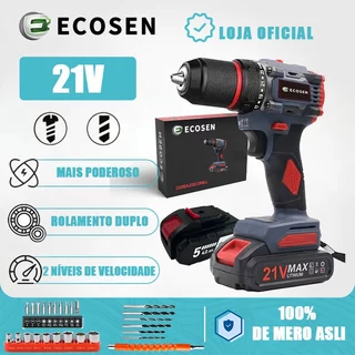 Furadeira Com Chave De Fenda Sem Escovas21v - 2 Baterias