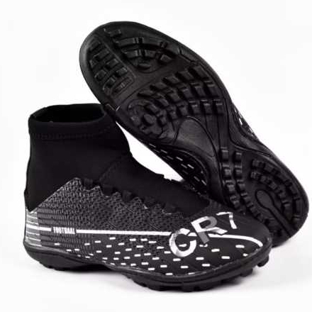 Chuteira Cr7 Azul Cano Alto Futsal Cano Alto Chuteira Nike