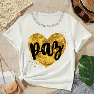 Camiseta camisa blusa tshirt reveillon virada final de ano branca cristã moda feminina