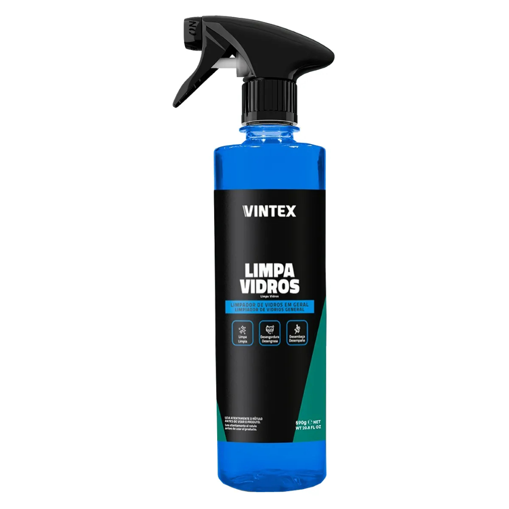 Limpa Vidros Espelhos Limpador Automotivo 500ML - Vintex