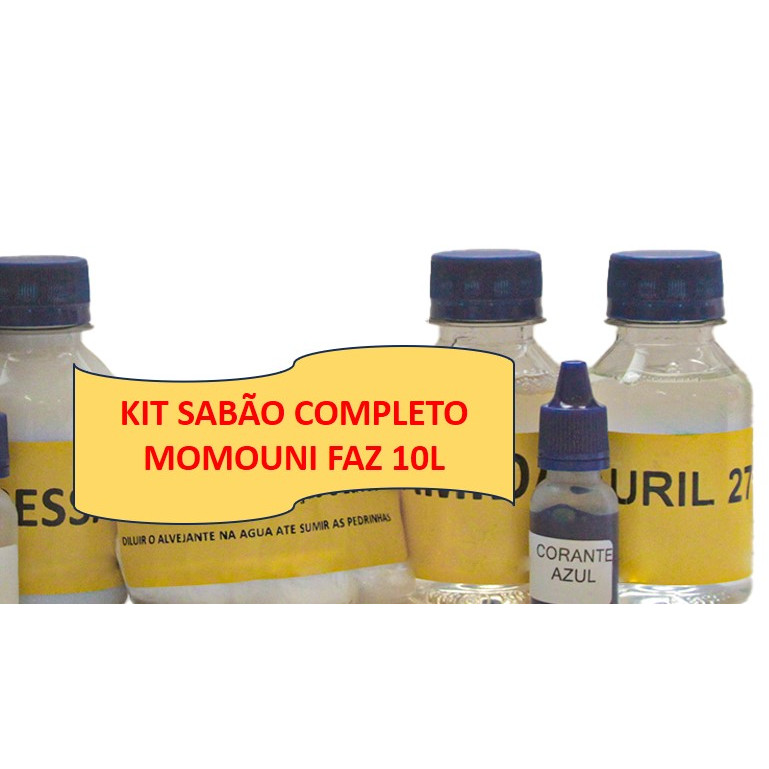 KIT SABÃO FAZ 10L UNI AZUL | Shopee Brasil