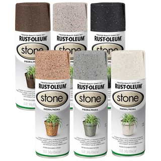 4 Spray Efeito Pedra Decorativo Rust Oleum - Escolha A Cor em Oferta na Shopee