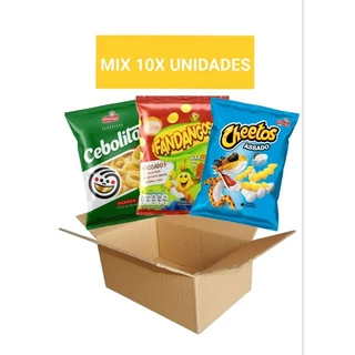 KIT com 10 salgadinhos Fandangos Cheetos Cebolitos 23g