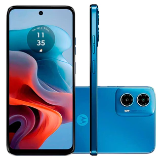 Smartphone Motorola Moto G34 5G Azul 128GB, 4GB + 4GB RAM Boost, Tela de 6.5", Android 14 e Processador Octa-core