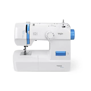 Máquina de Costura Reta Futura Plus Jx-2052 Portátil 220v